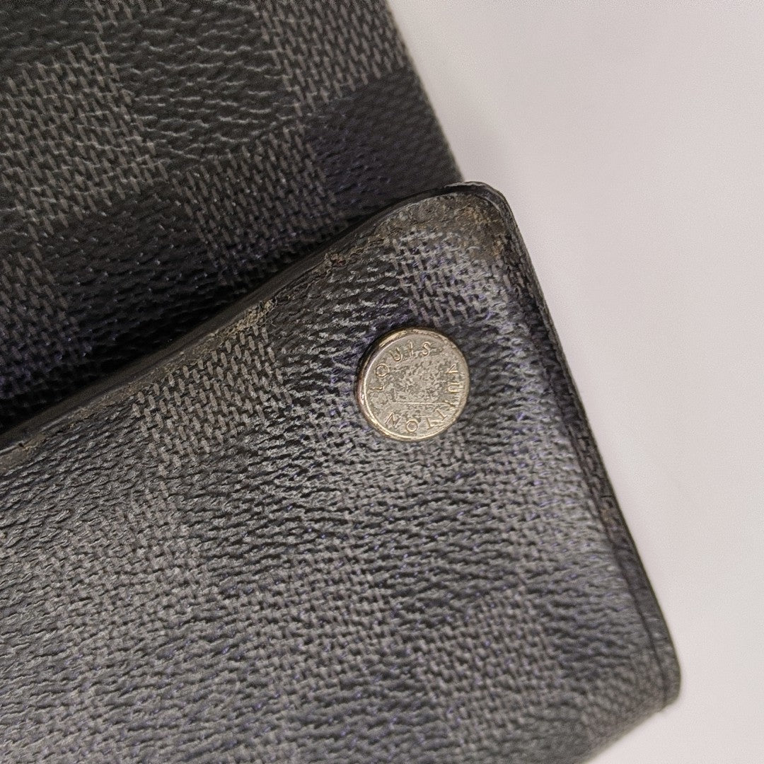 ALPHA Damier Graphite Coated Canvas Gray