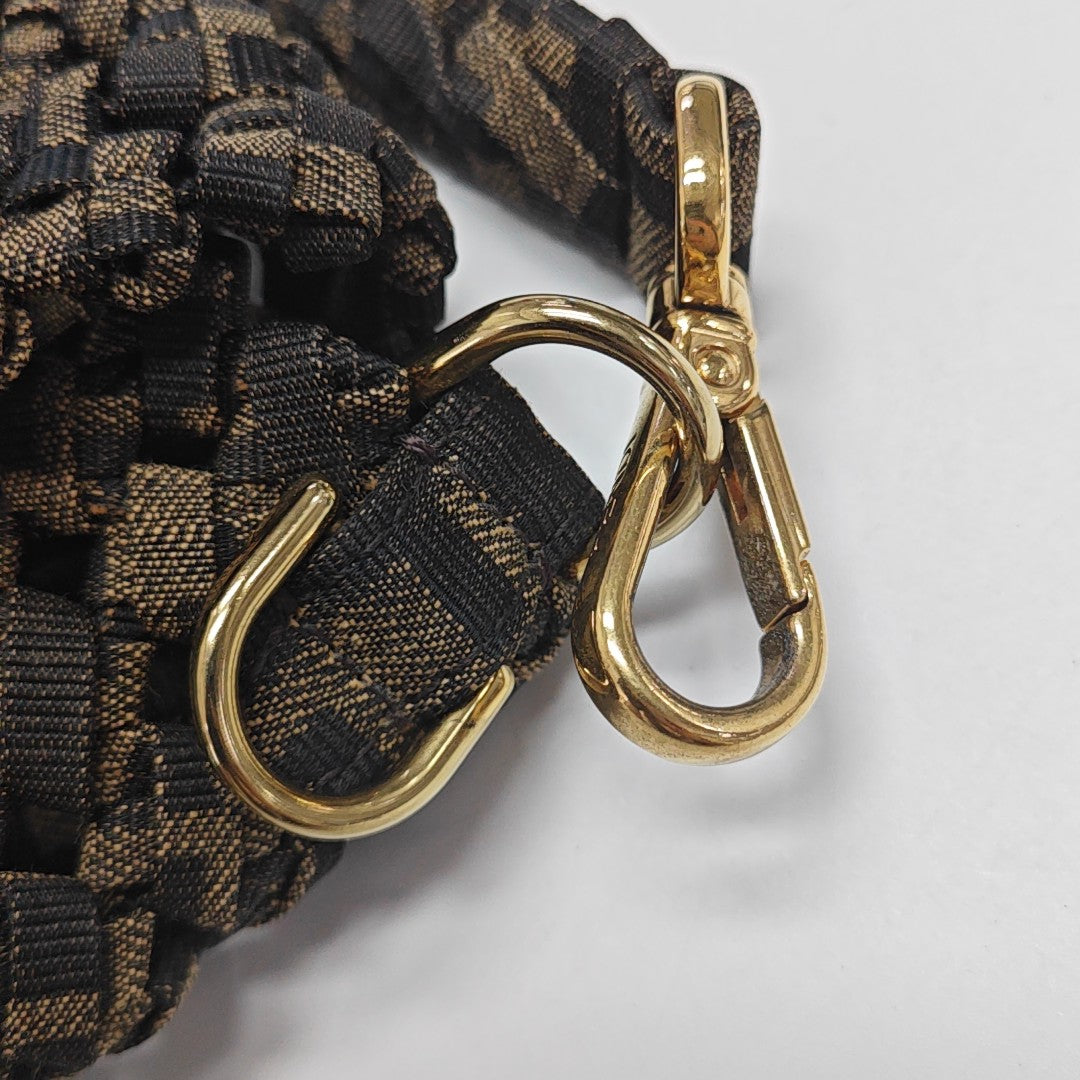 Baguette Medium Fabric Brown