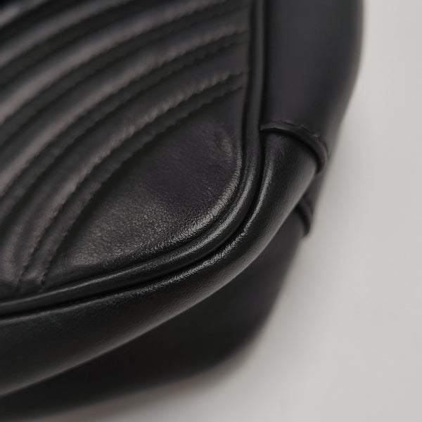 GG Marmont Medium Quilted Calfskin Black