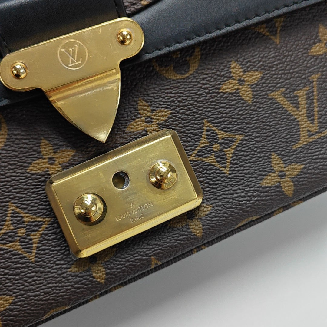 MARCEAU Monogram Coated Canvas Brown