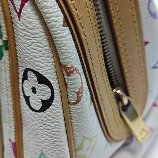 LV × TM PRISCILLA Monogram Coated Canvas White