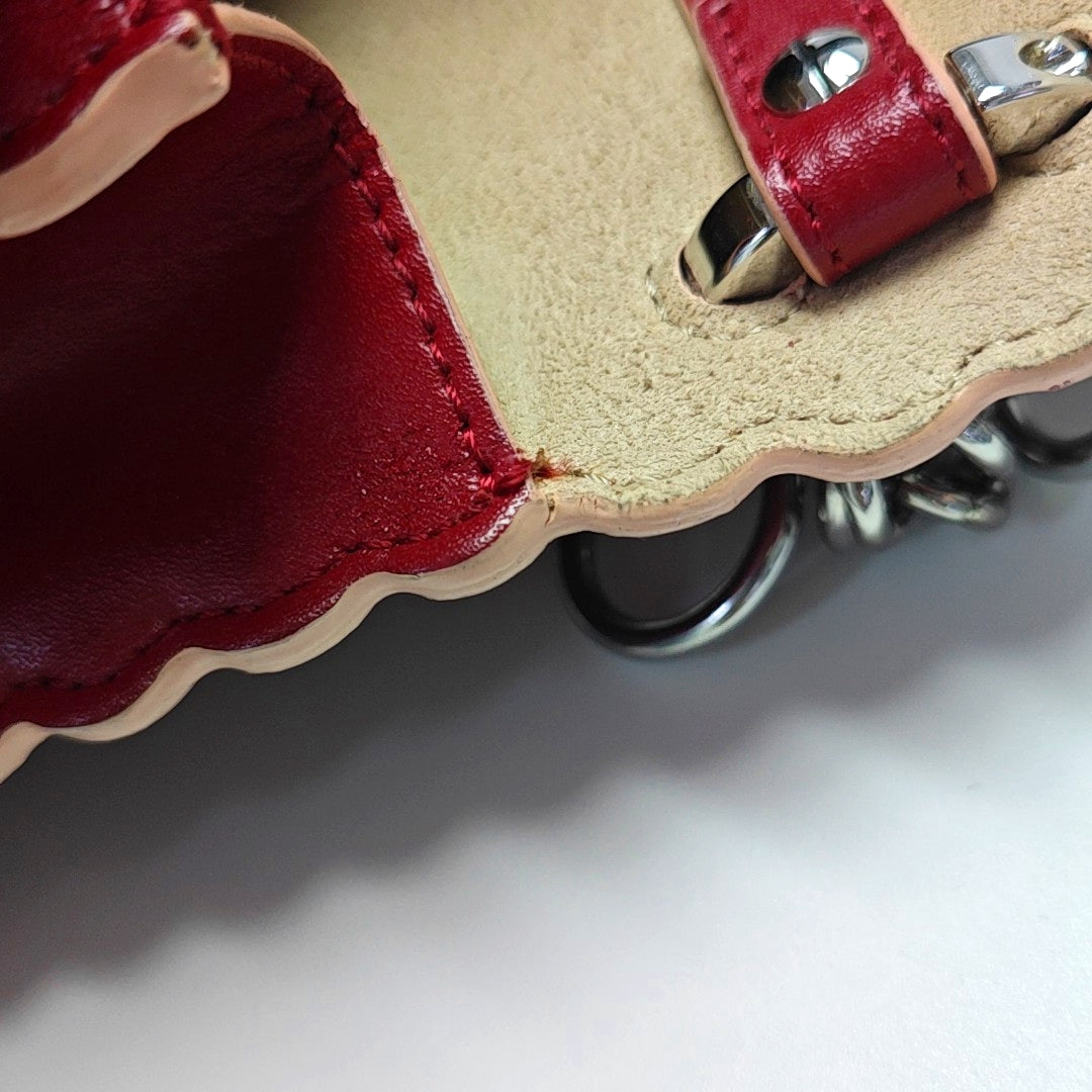 Authenticated pre-owned  Kan I Mini Calfskin Red - Shoulder Bag at Looply