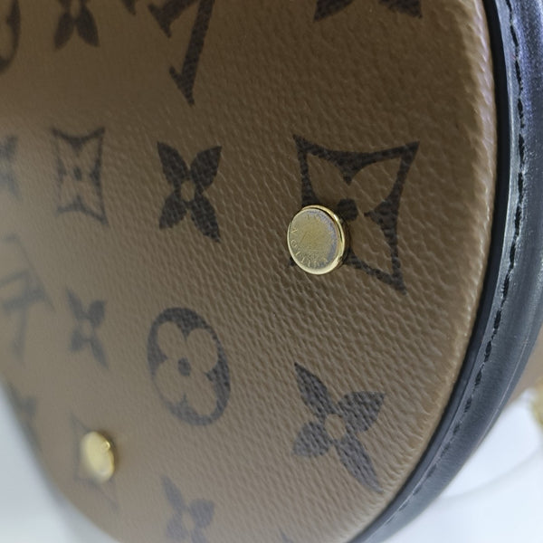 CANNES PM Monogram Coated Canvas Brown