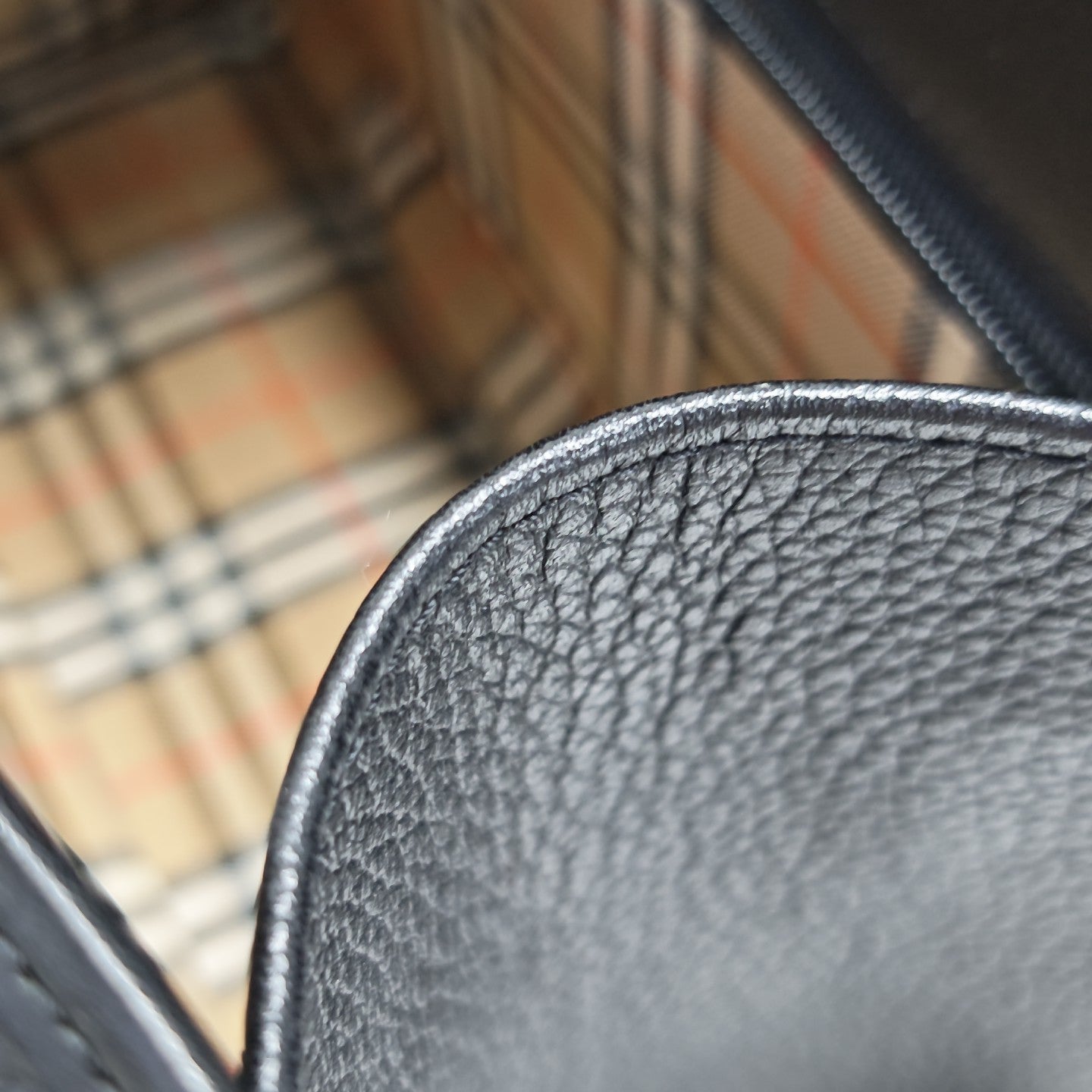 Calfskin Shoulder Bag Black
