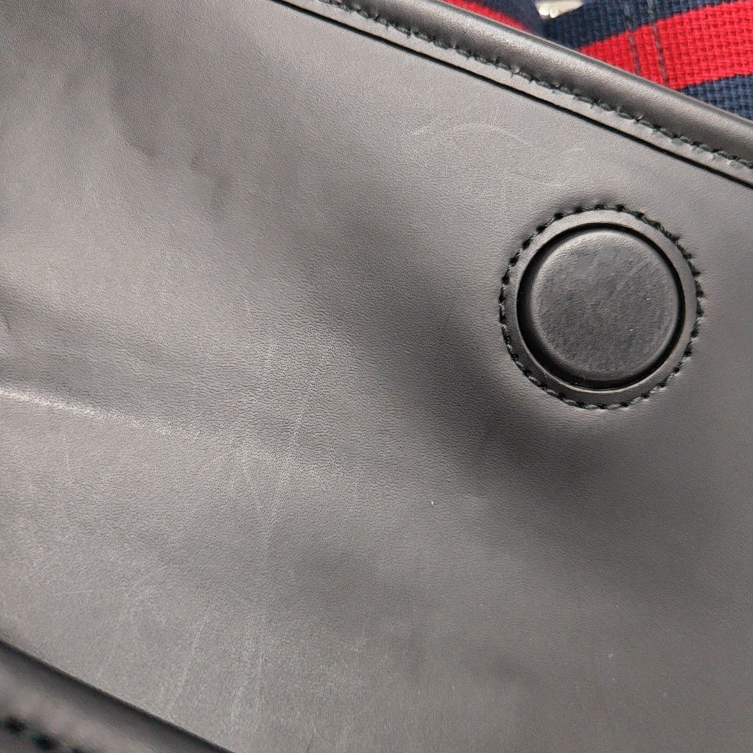 Neo Vintage Monogram Coated Canvas Black