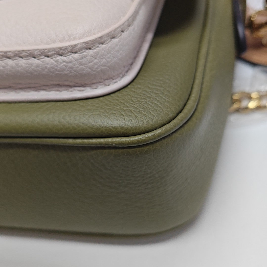 LOCKME TENDER Calfskin Green