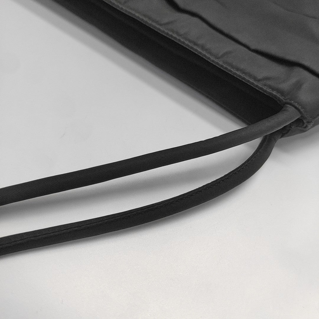 Nylon Shoulder Bag Black