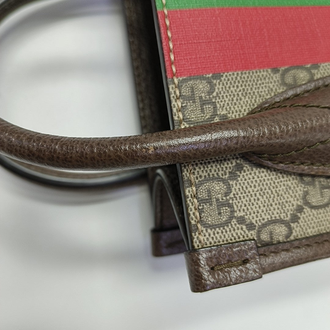 Retro Mini Monogram Coated Canvas Beige