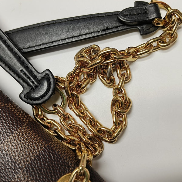 VAVIN PM Damier Ebene Coated Canvas Brown