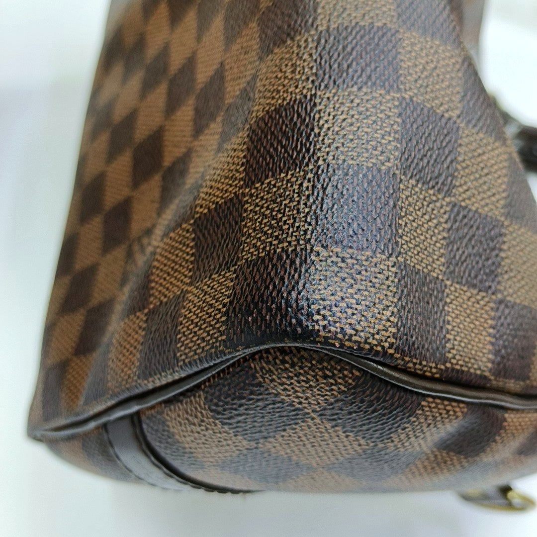 Authenticated pre-owned  SPEEDY 25 Coated Canvas Brown - Shoulder Bag at Looply