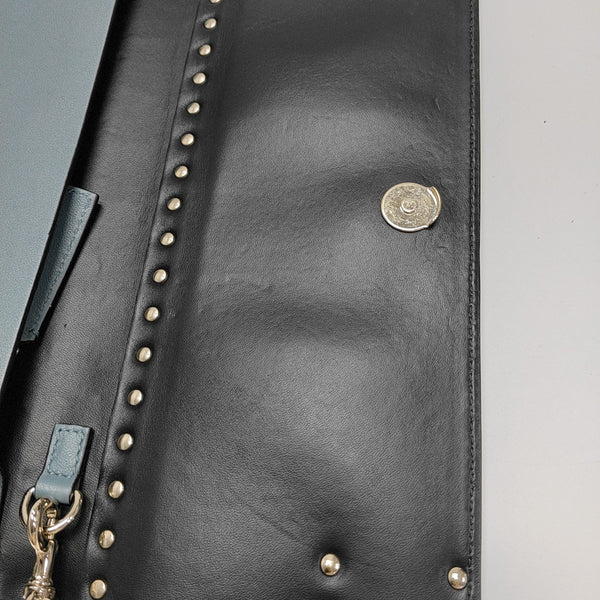 Rockstud Calfskin Blue