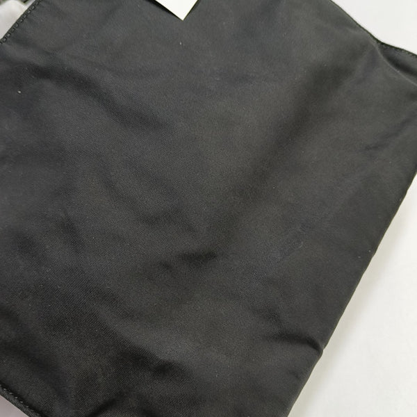 Bolso bandolera de nailon, nailon negro
