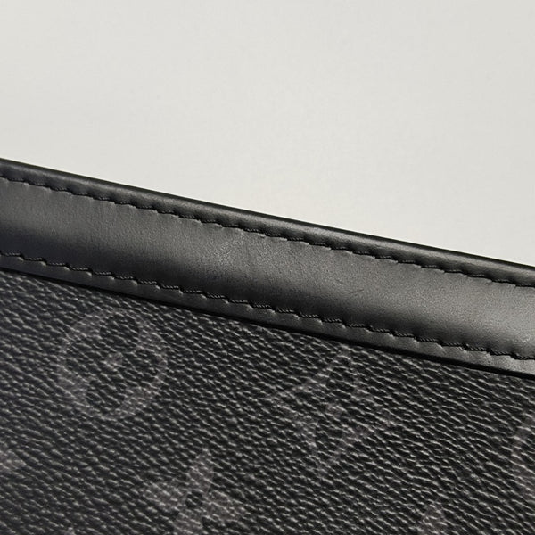 Pochette Voyag MM Monogram Coated Canvas Black