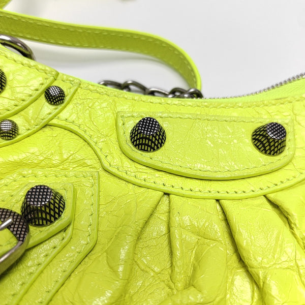Le Cagole Mini Calfskin Green