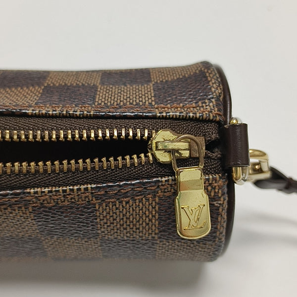 PAPILLON 30 Damier Ebene Coated Canvas Brown