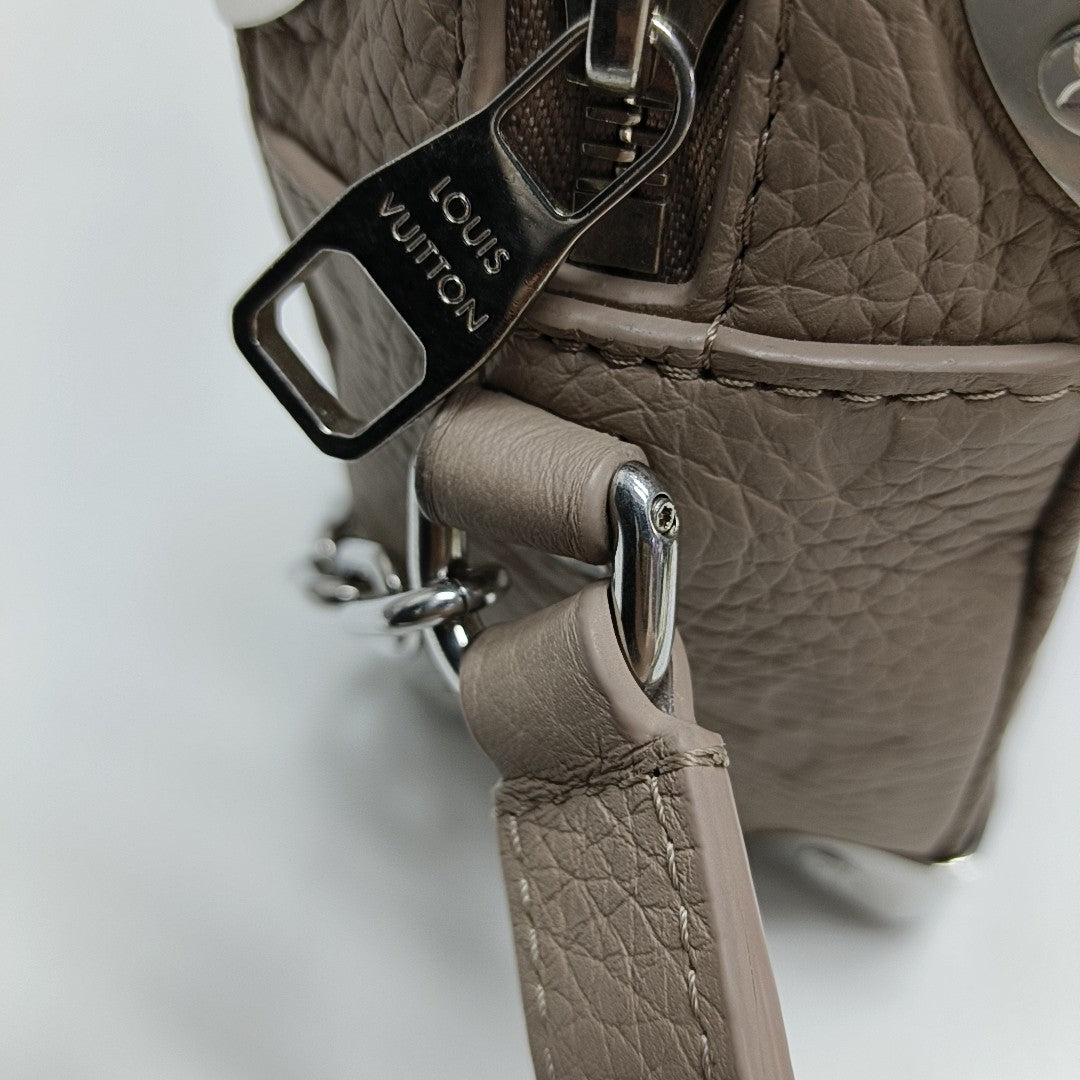 SOFT TRUNK Mini Monogram Calfskin Gray