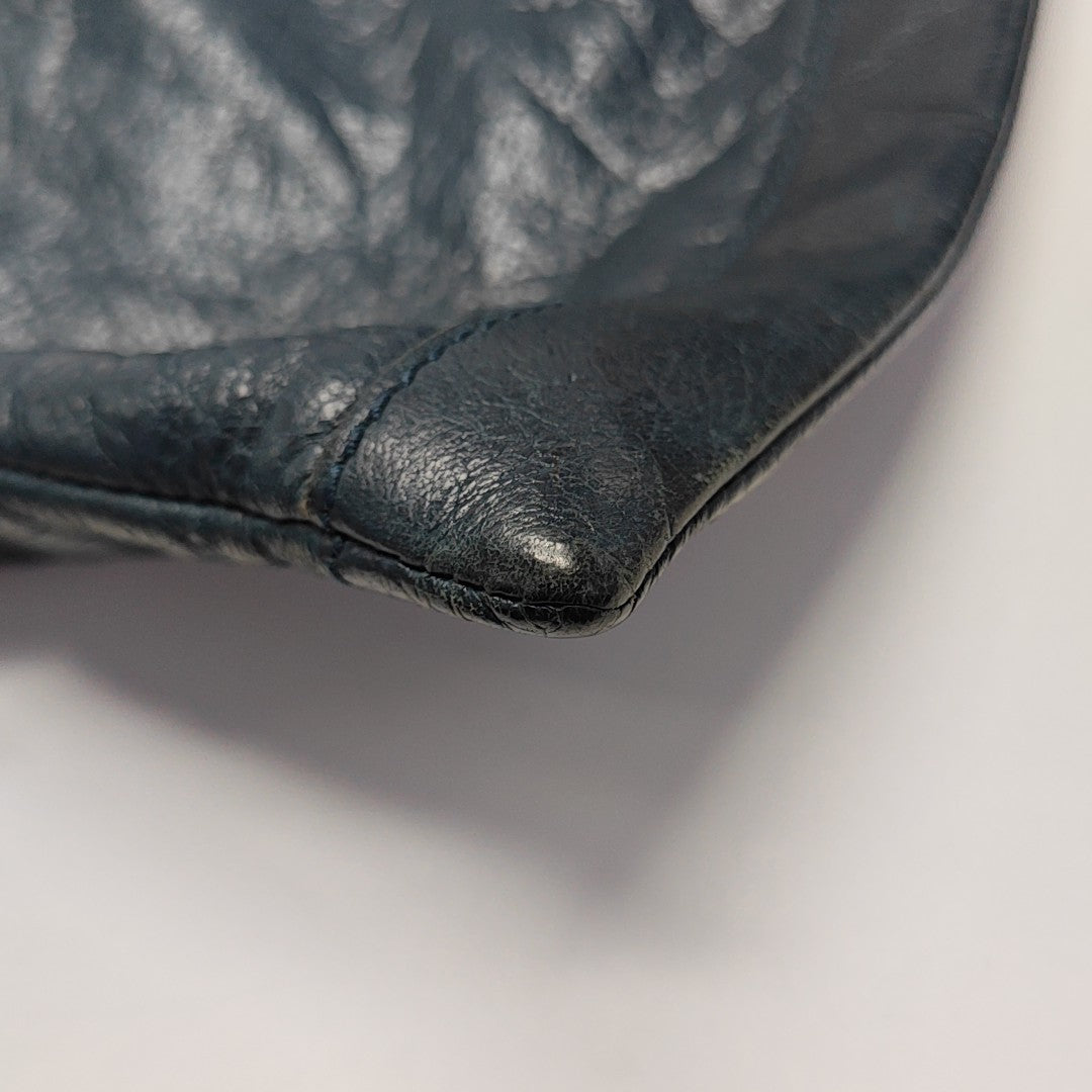 Calfskin Clutch Blue