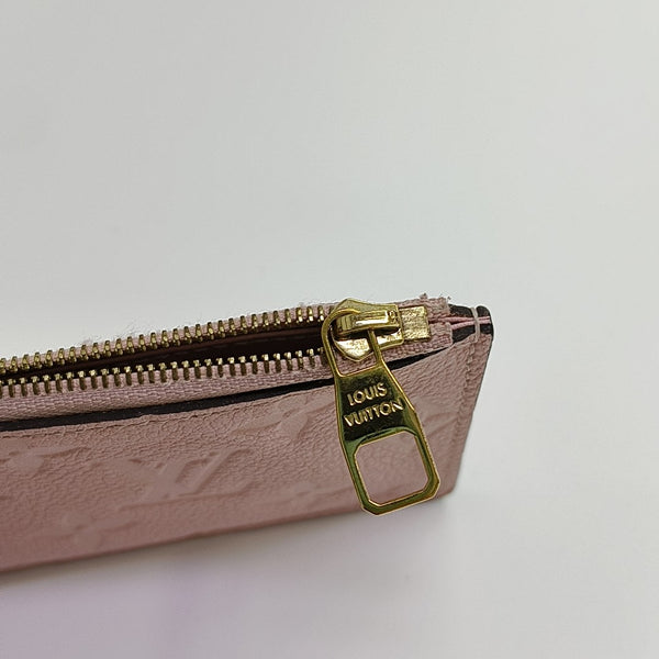 CLÉMENCE Monogram Calfskin Pink Wallet