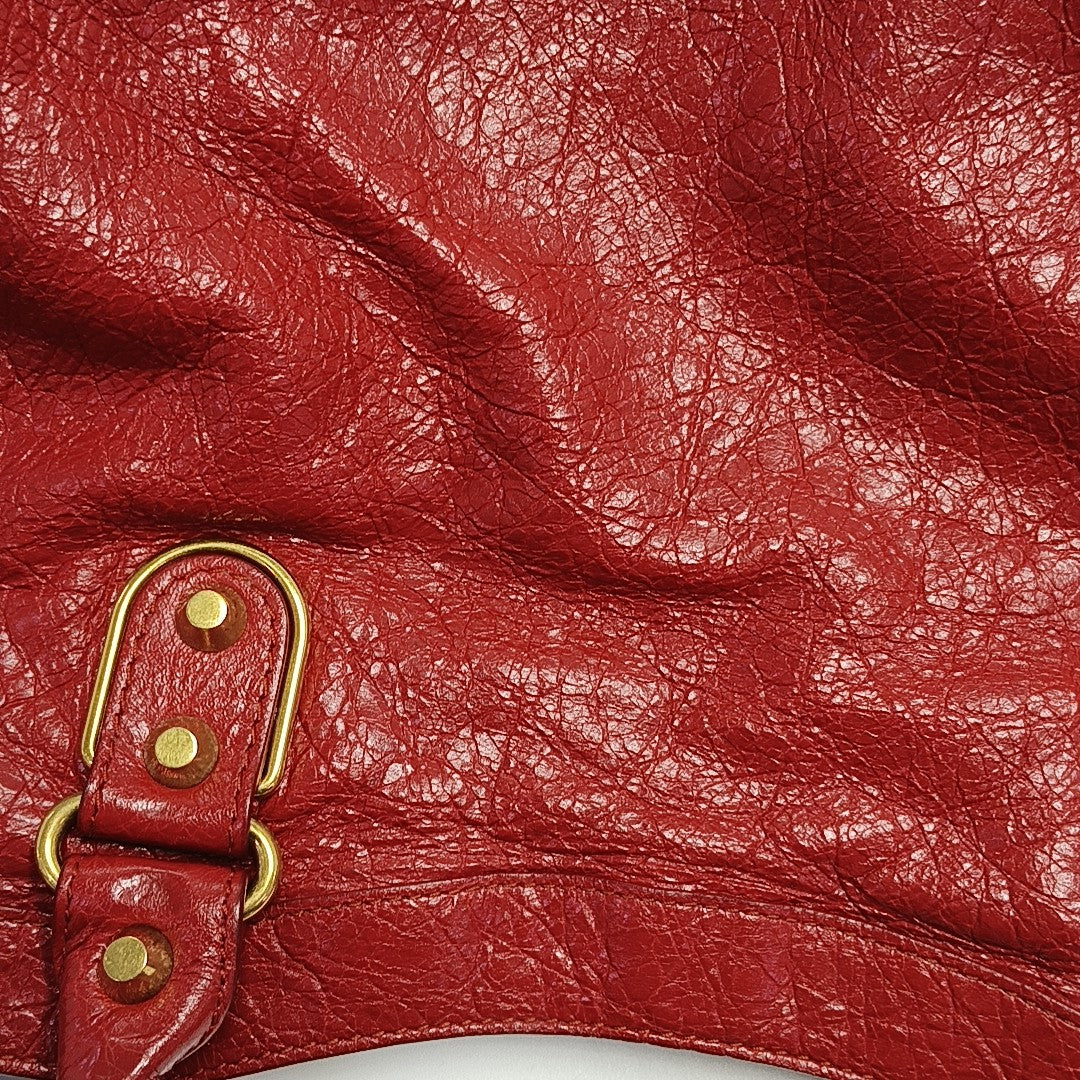Classic City Medium Lambskin Red