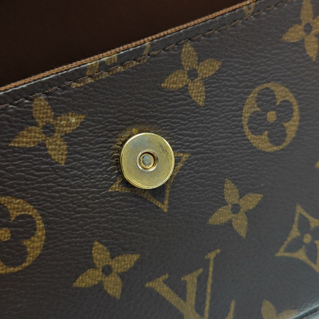 IVY Monogram Coated Canvas Brown