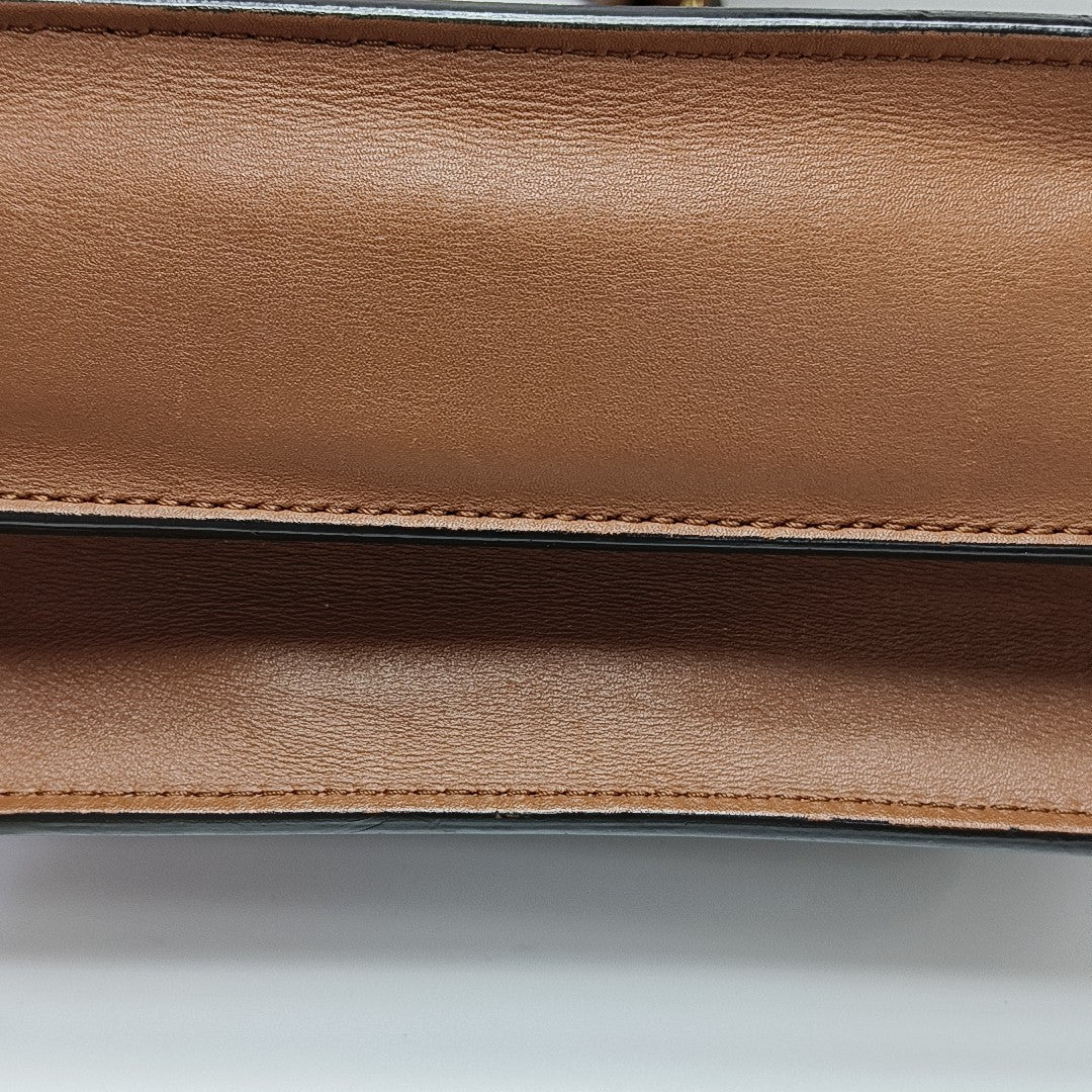 DAUPHINE Mini Monogram Coated Canvas Brown