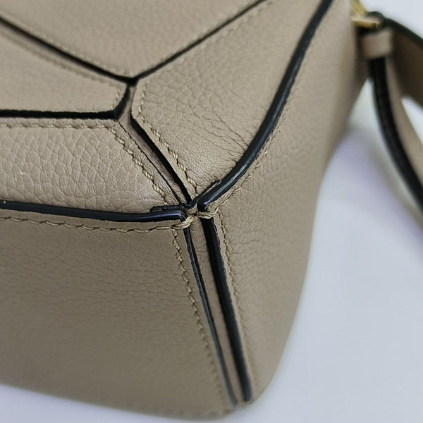 Puzzle Mini Calfskin Gray