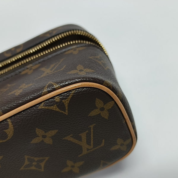 NICE Super Mini Monogram Coated Canvas Brown