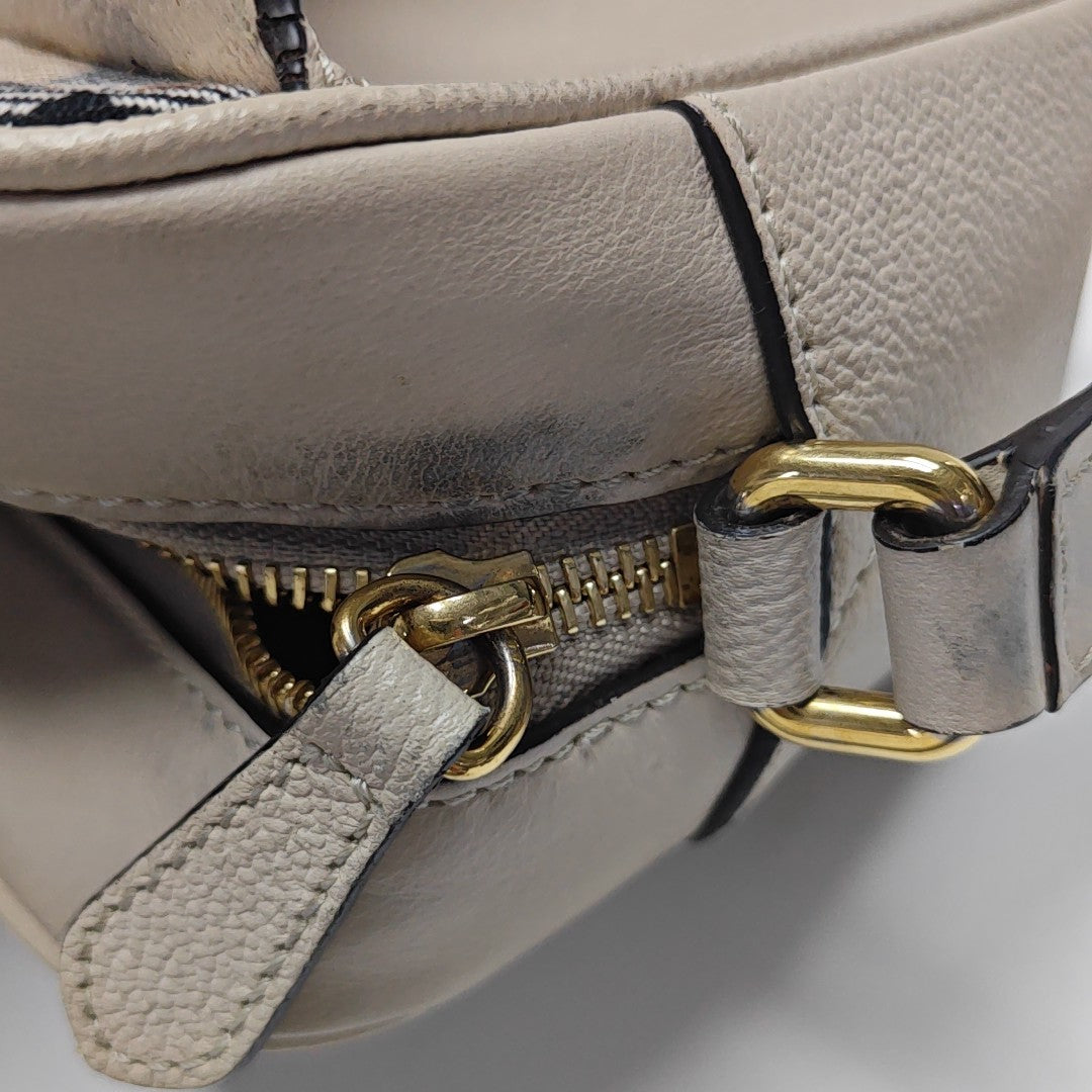 Buckle Calfskin Beige