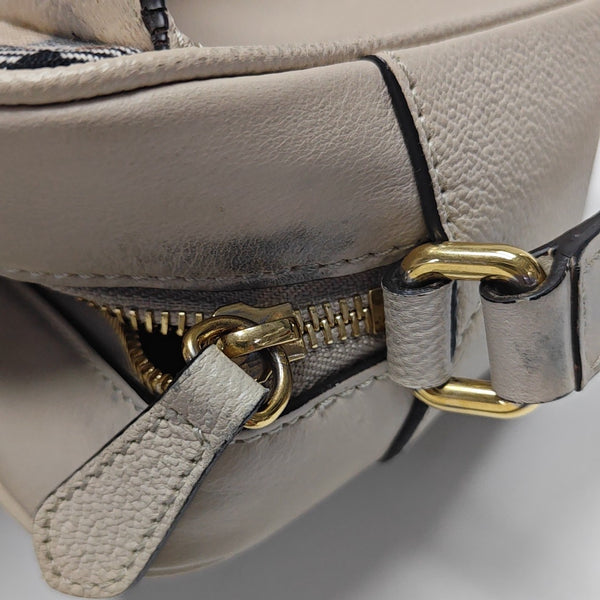 Buckle Calfskin Beige