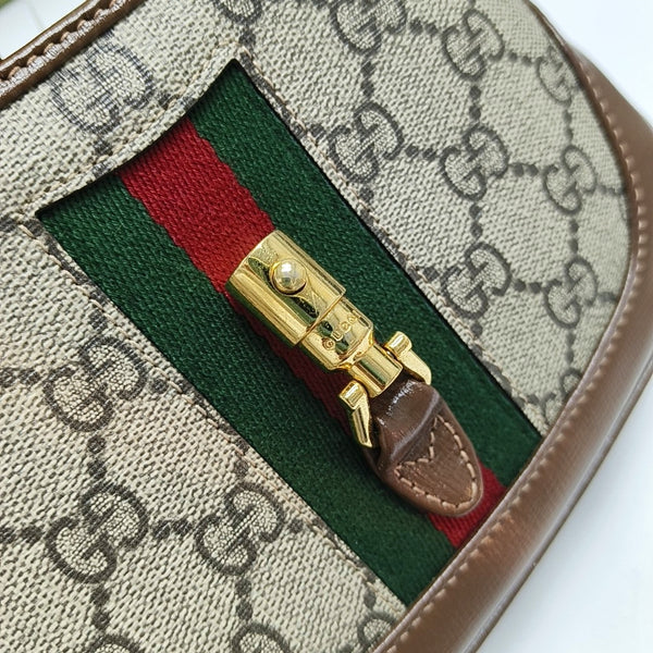 Authenticated pre-owned  Jackie 1961 Mini Monogram Coated Canvas Beige - Shoulder Bag at Looply