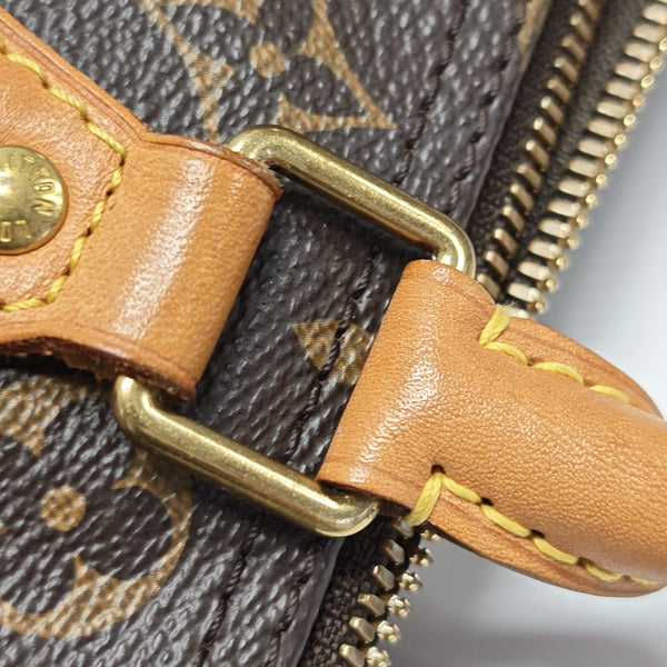 SPEEDY 30 Monogram Coated Canvas Brown