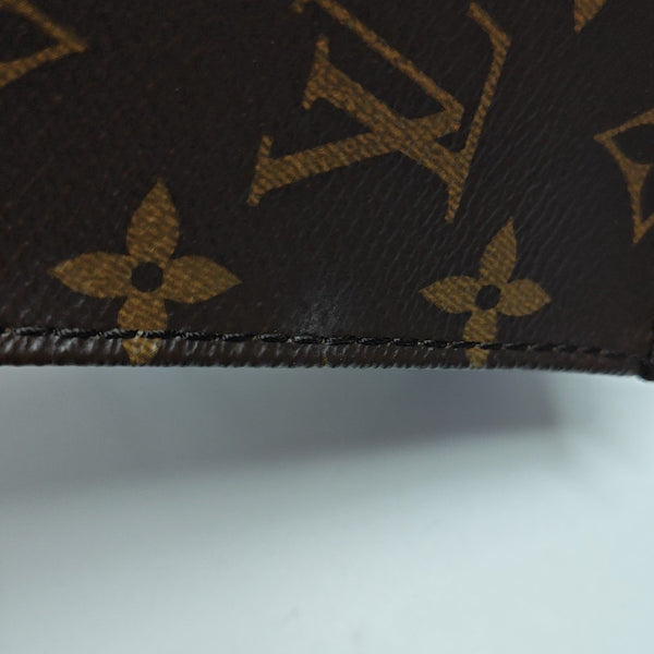 SAC PLAT Mini Monogram Coated Canvas Brown