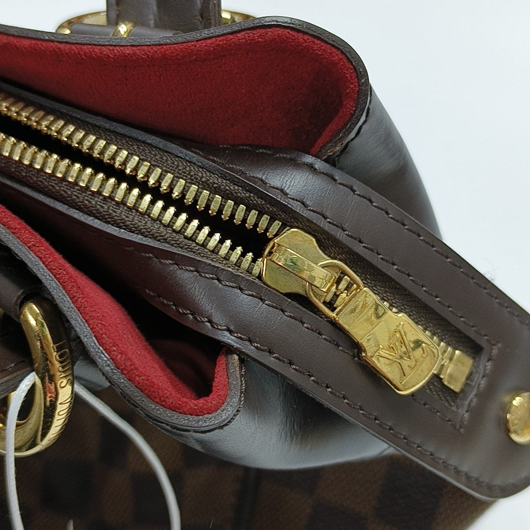 SISTINA PM Damier Ebene Coated Canvas Brown