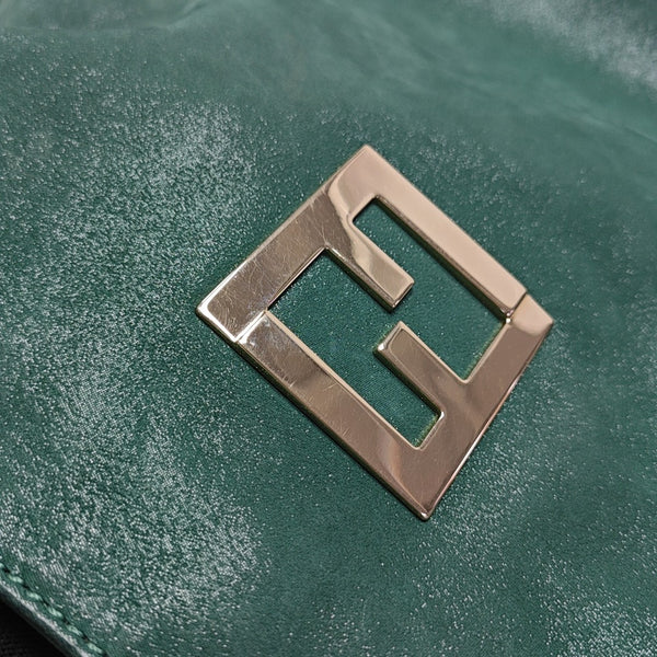 Calfskin Top Handle Bag Green