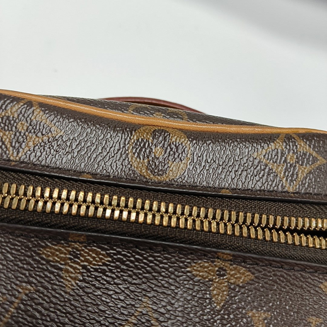 NICE Super Mini Monogram Coated Canvas Brown