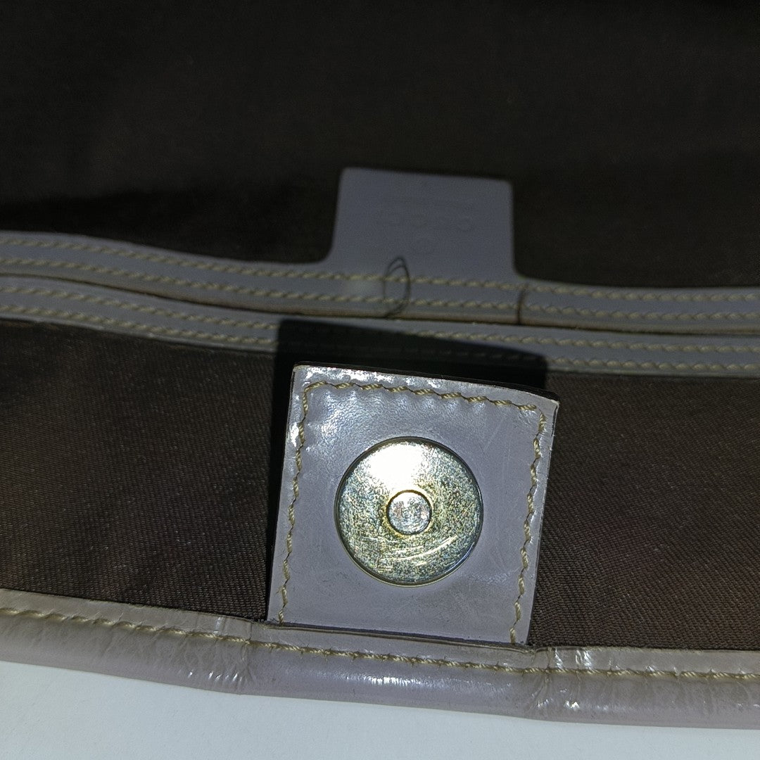 Monogram Coated Canvas Beige