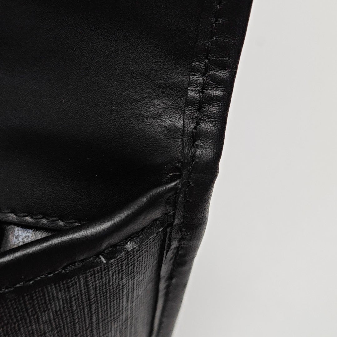 Neo Vintage Monogram Coated Canvas Black