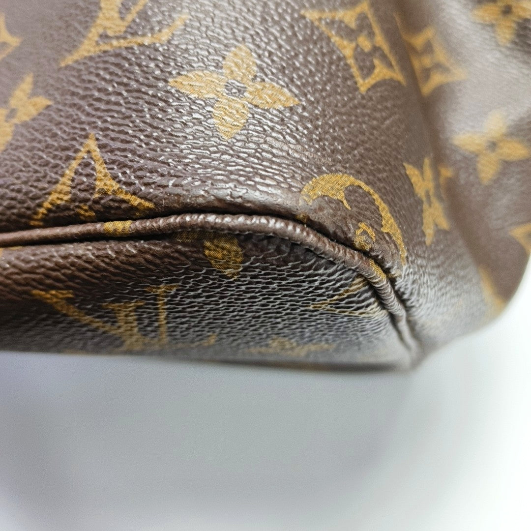 NEVERFULL GM Monogram Coated Canvas Brown