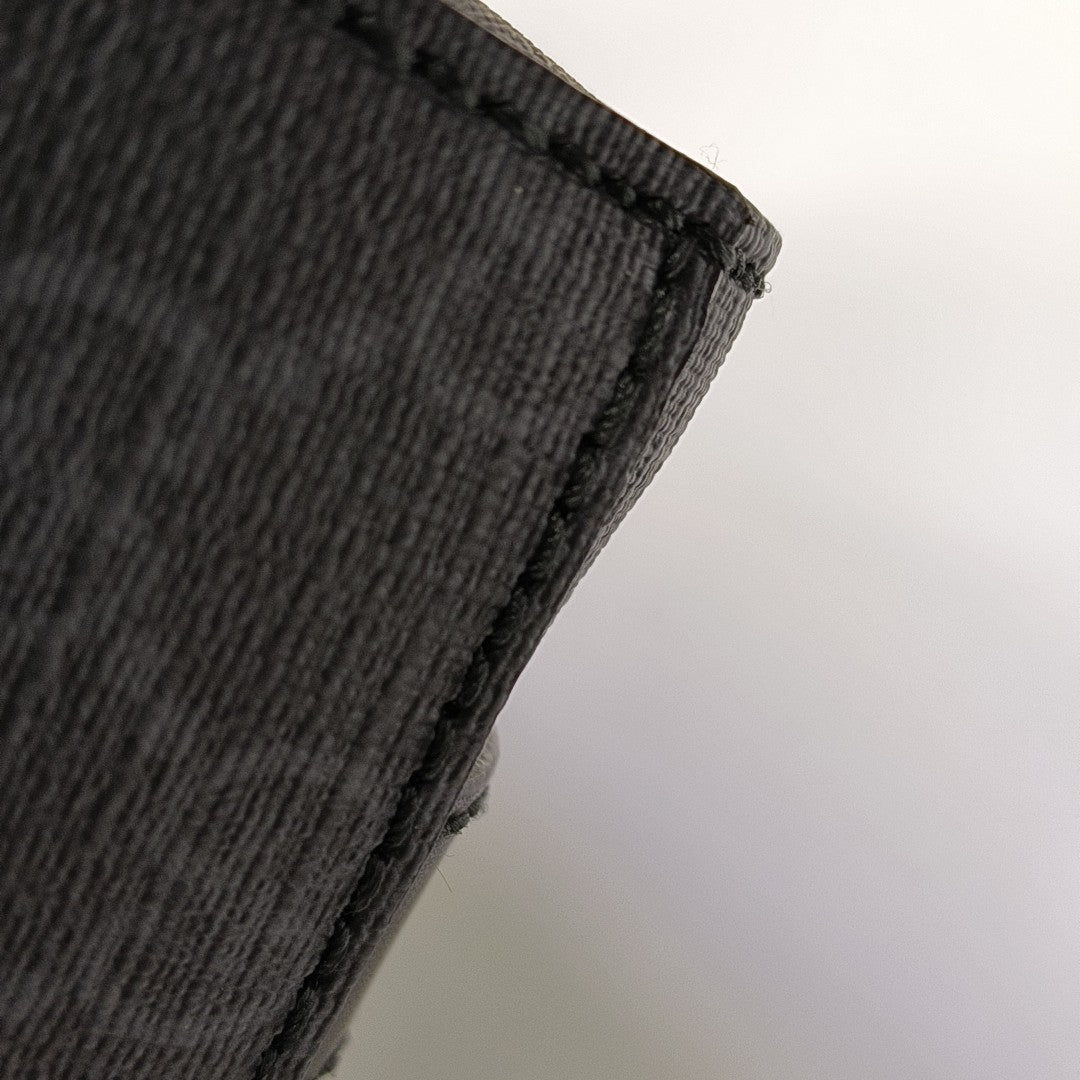 Coated Canvas Tote Bag Mini Black