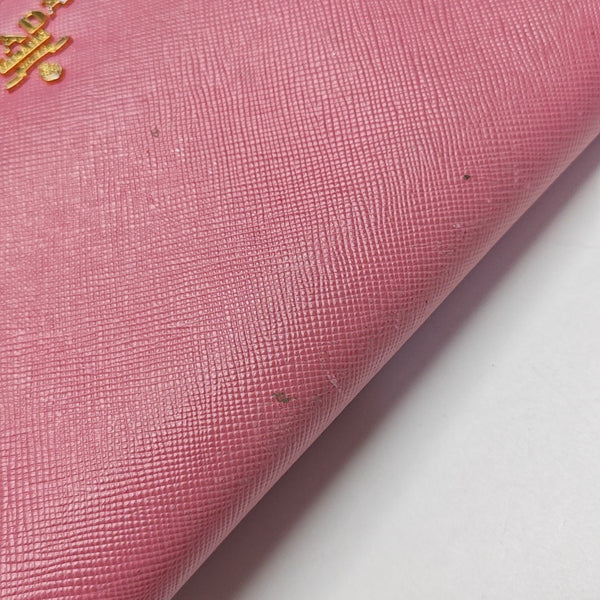Saffiano Calfskin Wallet Pink