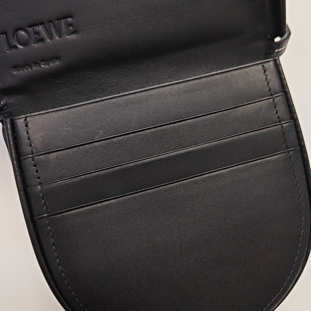 Heel Small Calfskin Black