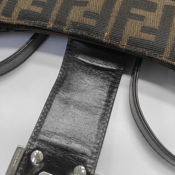 Canvas Shoulder Bag Brown