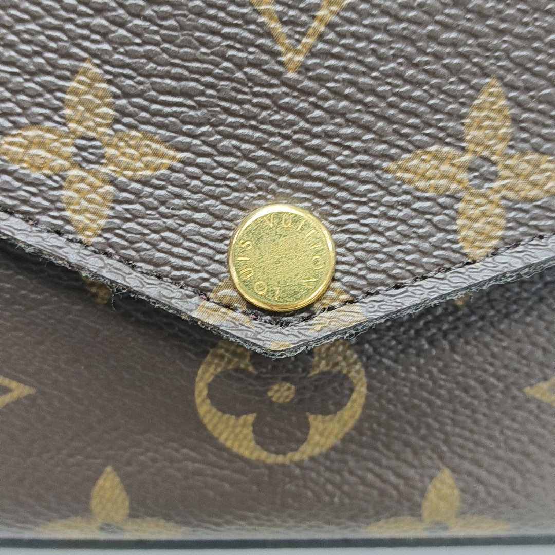 FÉLICIE Monogram Lona Revestida Marrón