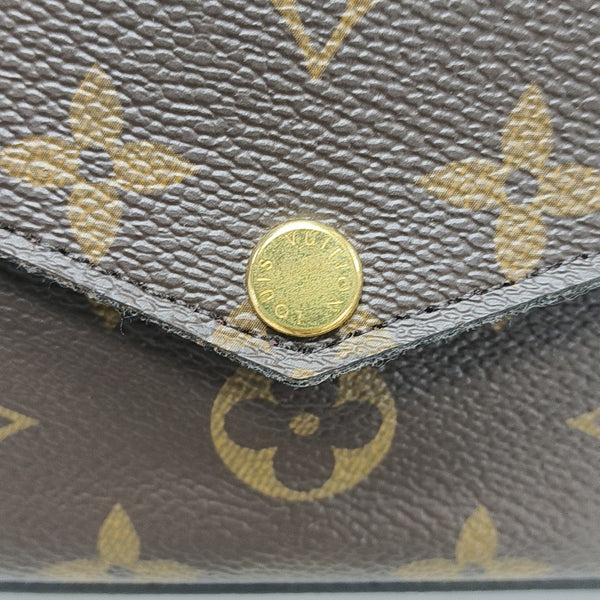 FÉLICIE Monogram Lona Revestida Marrón