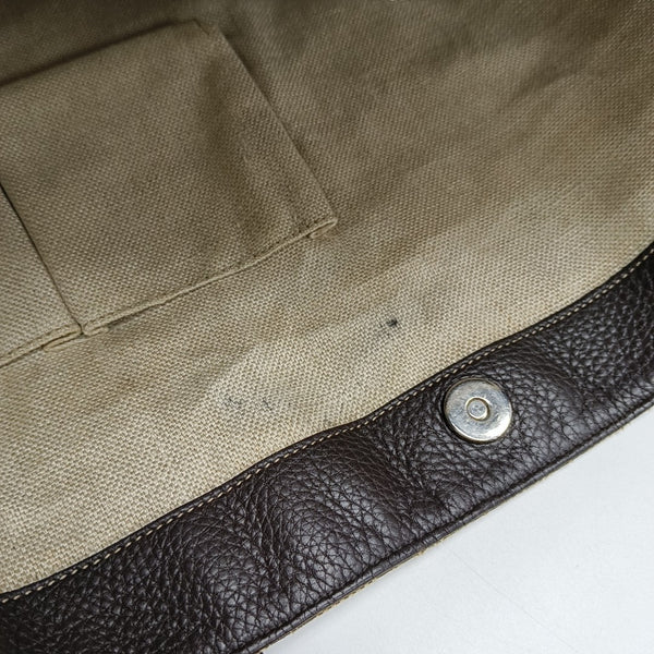 Monogram Canvas Tote Bag Beige
