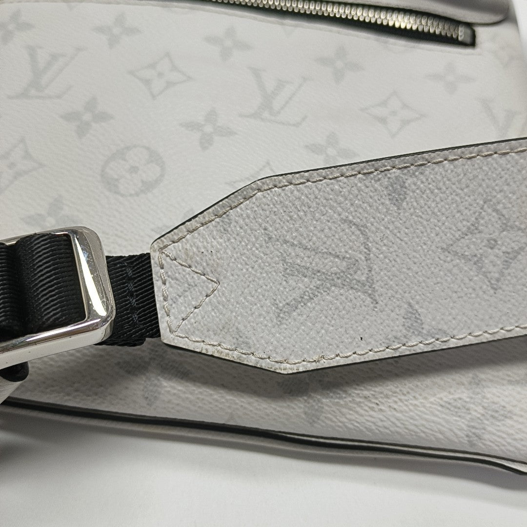 OUTDOOR Monogram Coated Canvas White