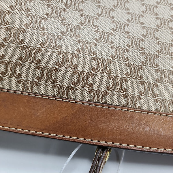 MACADAM CLUTCHES Coated Canvas Beige