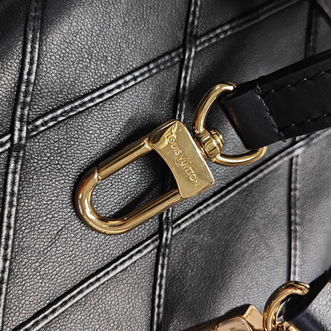SIDE TRUNK PM Calfskin Black