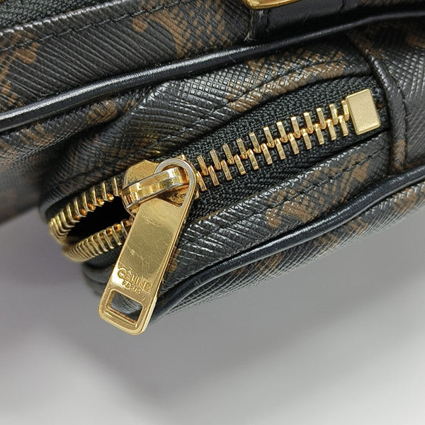 TRIOMPHE CANVAS Mini Coated Canvas Black