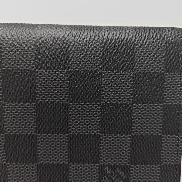 SMART Damier Graphite Coated Canvas Gray Card Holder